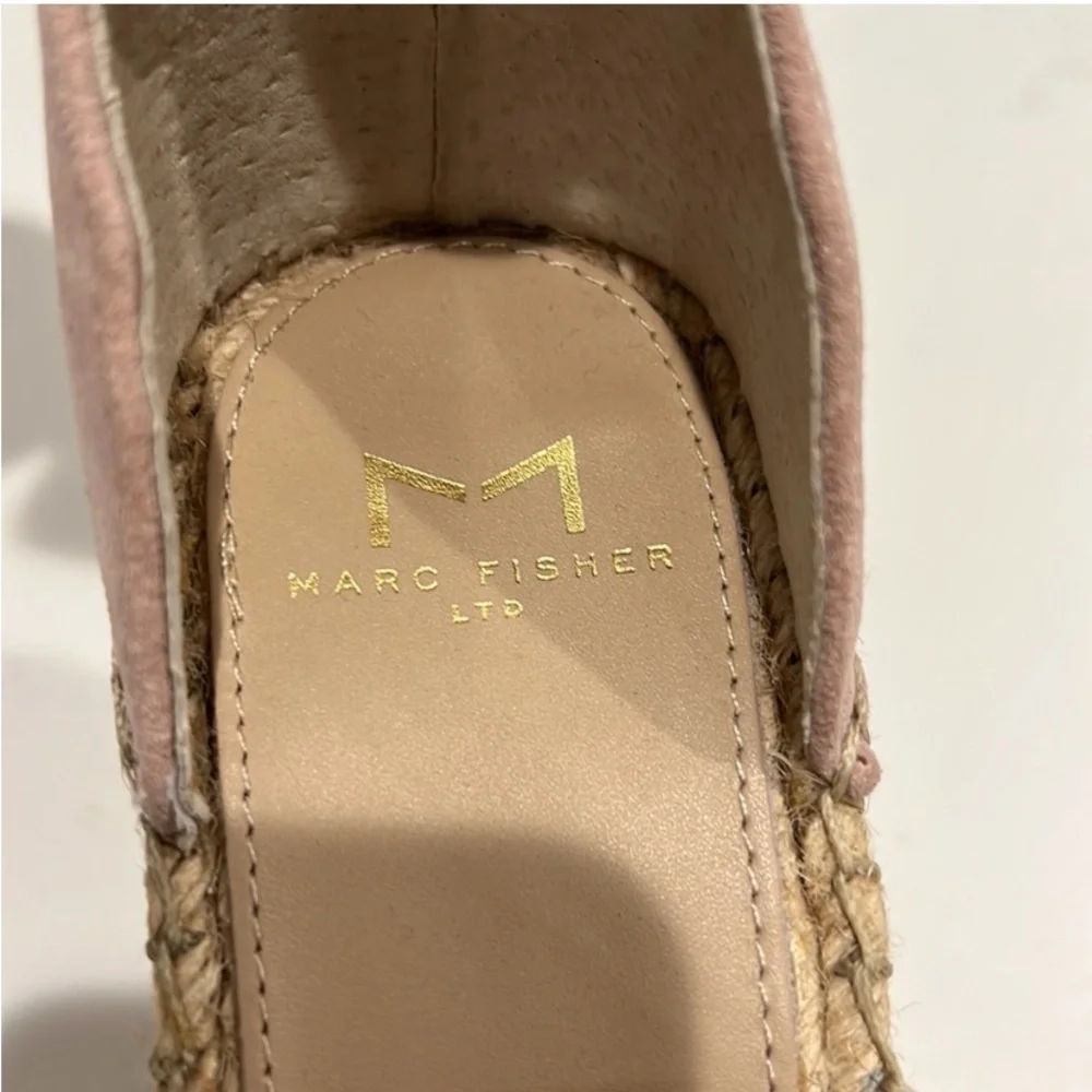 Marc Fisher Adalyn Platform Wedge blush size 10